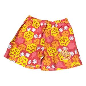 ITSSNOWDAY Snowday Red Snowflake Shorts XXL